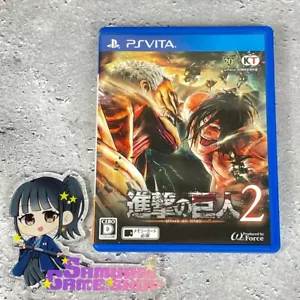 PS Vita Attack on Titan 2 KOEI TECMO GAMES Japanese Ver. Cartridge Case Manual - Picture 1 of 7