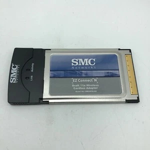 New SMC Elite Connect Dualband Wireless Cardbus Adapter SMCWCB-N2 2.4GHz/5GHz - Picture 1 of 2