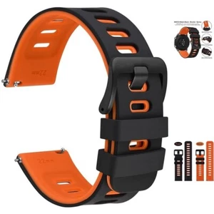 Silicone Watch Band Quick Release Rubber Replacement Straps 22mm Men Women - Picture 1 of 12