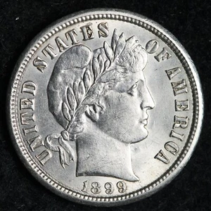 1899-O Barber Silver Dime BU *UNCIRCULATED* MS E203 JANPW - Picture 1 of 2