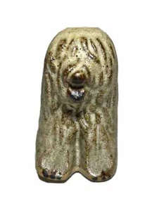 Tremar UK Pottery Old English Sheepdog Mini Figurine Stoneware 1.25inch Bobtail - Bild 1 von 9