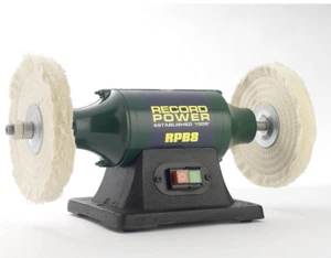 8" Bench Polishing Buffing Machine Polisher Buffer Wheel Grinder - Metals Wood - Picture 1 of 1