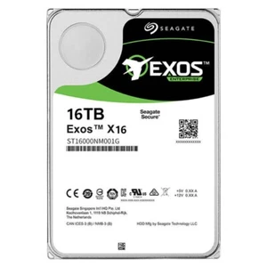 Seagate EXOS X16 ST16000NM001G 16TB 256MB 7200rpm 3.5" SATA 6Gb/s Enterprise HDD - Picture 1 of 3