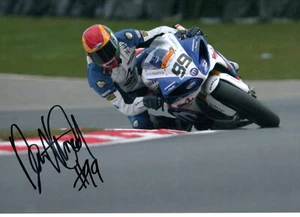 Motor Bike Rider BSB Dan Linfoot Hand Signed Photo Autograph 7x5" AE - Picture 1 of 1