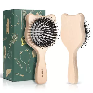 Hair Brush, Boar Bristle & Nylon Hair Brush Mini Travel Hair Brushes for Women K - Picture 1 of 12