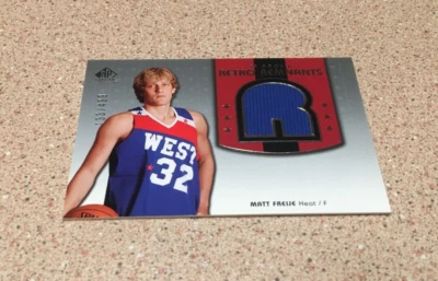 2004-05 SP SIGNATURE EDITION MATT FREIJE JERSEY #142 /499 OLD MIAMI HEAT - Image 1 of 2