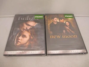 Twilight & New Moon DVD Lot NEW Kristen Stewart Robert Pattinson - Picture 1 of 6
