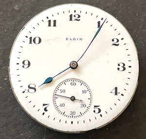 Antique 1919 Elgin Grade 312 Pocket Watch Movement Running Ticks 16s 15j USA - Picture 1 of 4