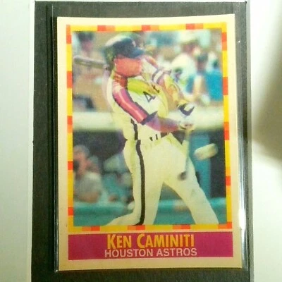 #209 Ken Caminiti 1990 Sportflics Base Card Houston Astros - Image 1 of 2