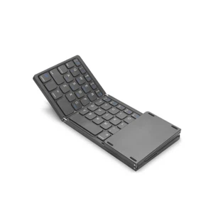 Mini Folding Wireless Bluetooth Keyboard Russian Spanish Arabic Hebrew Portugues - Picture 1 of 14