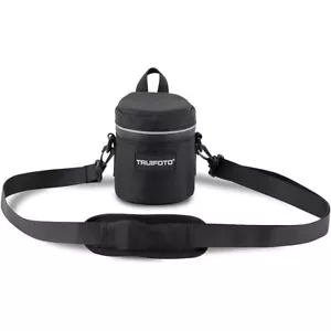 Truifoto Canvas Soft Lens Large Pouch Case Bag for Camera Lenses - Picture 1 of 6