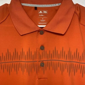 Polo Robert Trent Jones Hilton Head/Adidas Golf/Para hombre Orang/Talla M - Imagen 1 de 9