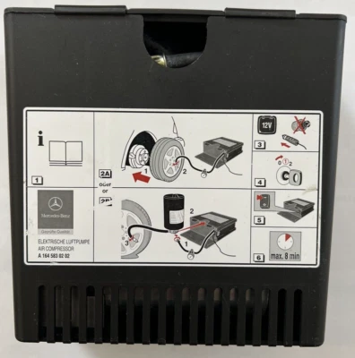 Bomba compresora de aire de neumáticos genuina Mercedes GL450 R350 W251 2006-2009 A1645830202 Foto 1 de 4