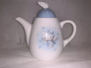 Seltene Sanrio 2000 Blue Angel Hello Kitty Angel Wings Kaffeekanne - Bild 1 von 7