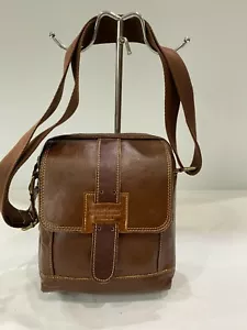 Mens Genuine Leather Cross Body Leather Bag - Picture 1 of 1