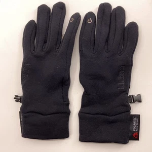 LL Bean Women Medium Power Stretch Winter Gloves Black - Picture 1 of 6