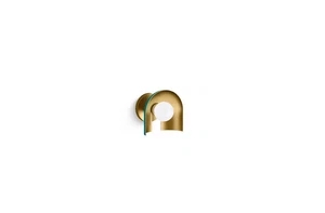 KOHLER Jabot 1-Light Jade with Brushed Moderne Brass Accents Wall Sconce - Picture 1 of 5