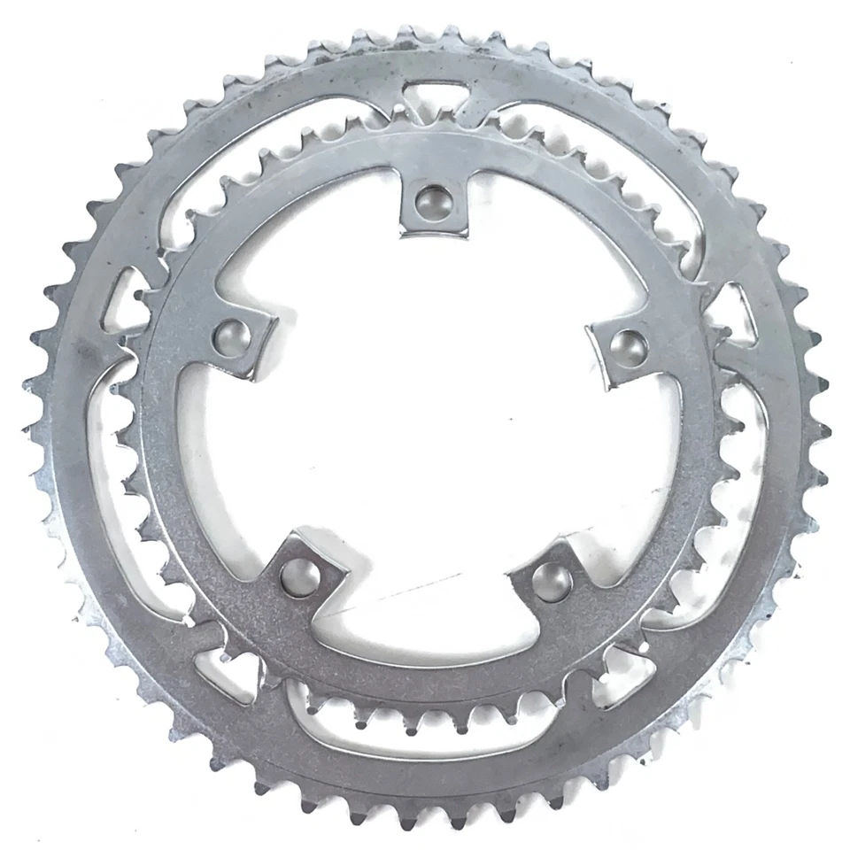 Sugino Vintage Steel Double Chainring Set 52/40t 110 BCD - Image 1 of 4