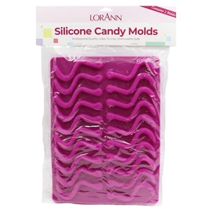 Molde de serpiente gusano gomoso LorAnn paquete de 2 suministros para hacer dulces molde artesanal de hielo fiesta - Imagen 1 de 3