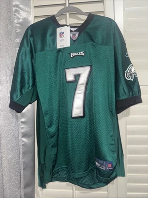 Camiseta verde vintage de los Philadelphia Eagles Michael Vick #7 NFL en el campo Foto 1 de 4