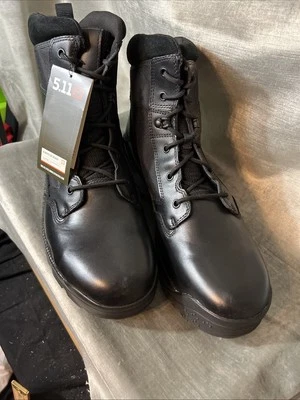 5.11 Tactical Men's ATAC 2.0 6" Sidezip Boots 12394 - Black Size 15 - Image 1 of 4