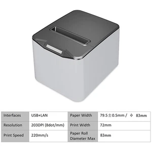 Efficient USB Receipt Printer For Retail Stores Thermal Printer - Picture 1 of 12