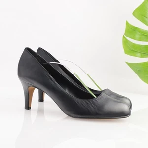 Clarks Heavenly Heart Damen-Pump Größe 11 M schwarz Leder mittelhoher Absatz eleganter Schuh - Bild 1 von 14