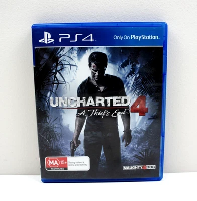 Uncharted 4 A Thief's End Nathan Drake Sony PlayStation 4 PS4 Game - Free Post - Image 1 of 4