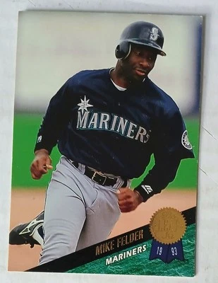 1993 Leaf - Mike Felder #248 Seattle Mariners  - Image 1 of 2
