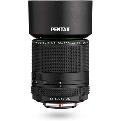 PENTAX HD DA 55-300mm F4.5-6.3 ED PLM WR RE Telephoto Zoom Lens 21277 JP - Image 1 of 4