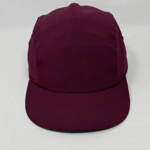 Lululemon Women's 5-Panel Running Hat Adjustable Strap Performance Gym Raspberry - Picture 1 of 11