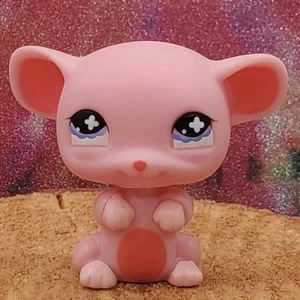 Authentic Littlest Pet Shop LPS, Strawberry Pink MOUSE #633 - Picture 1 of 5