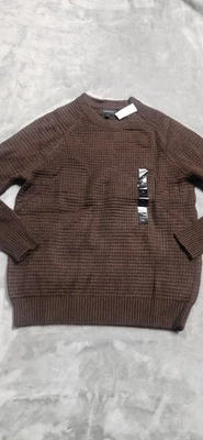Новый с Ярлыками Banana Republic мужской коричневый средний уютный текстурированный свитер - Изображение 1 из 4