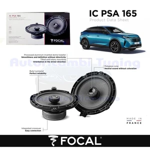 Focal Plug And Play Coaxial Speakers IC PSA 165 For Peugeot 3008 3 - Picture 1 of 6