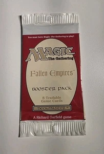 MTG Fallen Empires Booster Pack - Factory Sealed - 8 Karten - Vintage 1994 - Bild 1 von 2