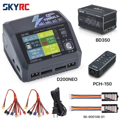 SkyRC D200neo Smart Charger Analyzer AC/DC for RC 1-6S LiPo LiFe LiIon Battery - Image 1 of 4