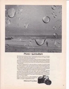 Nikkormat FTn 1969 35 mm cámara anuncio impreso/gran arte/50 mm f2,0 - Imagen 1 de 1