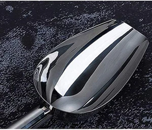 Stainless Steel Small Food Ice Scoop Kitchen Bar Heavy Duty & anti Rust 8Oz - Picture 1 of 12