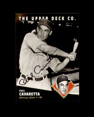 Phil Cavaretta Hand Signed 1994 All Time Heroes Chicago Cubs Autograph - Image 1 of 2