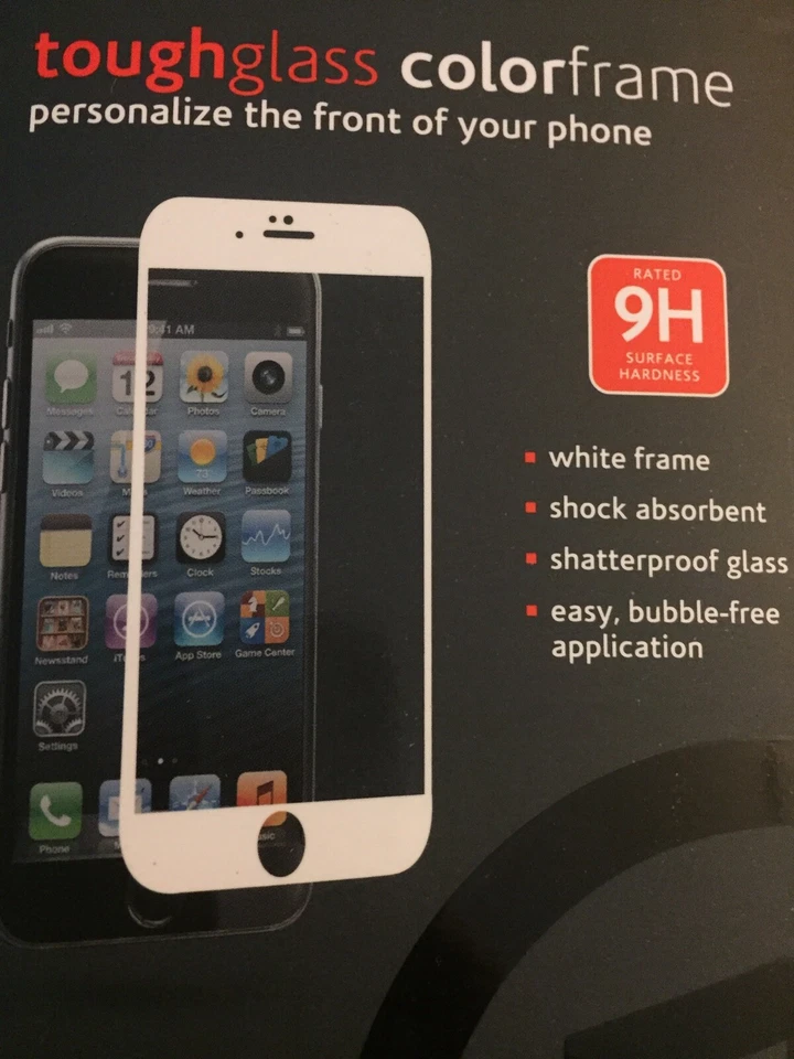 1 Funda Teléfono Ventev + 1 Marco Blanco Protector Pantalla Set IPhone 6 Apple Foto 1 de 4