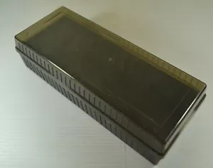 Vintage Cassette Tape Case Holder Hard Ribbed Shell 15 Tape Capacity CAS002 - Bild 1 von 5