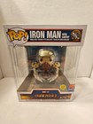 Funko POP! Marvel Studios Iron Man 2 Deluxe Iron Man with Gantry #905 Glows PX