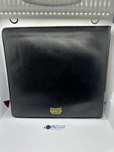 Dragon Shield Faux Leather 24-Pocket Zipper Binder/Portfolio 54 Pages *CCGHouse* - Picture 1 of 10