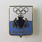 San Marino National Olympic Committee NOC Hat/Lapel Pin Vintage 1984
