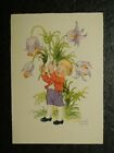 Old postcard, flower child, Louise Staudt - Zoerb, (D552)