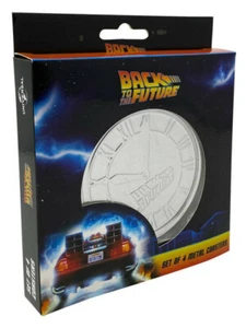 Back to the Future pack 4 metal coasters BTTF 462078 - Picture 1 of 1