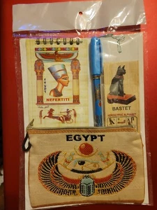 Pharonic-Themed Coin Purse, Bookmark & Notepad - Picture 1 of 3