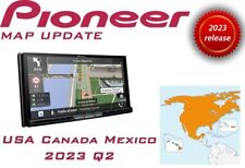 Pioneer map update USA Canada Mexico 2023 Q4 AVIC NEX series