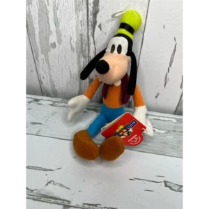 Disney Mickey & Friends Goofy Peluche Juguete 11" - Camisa Naranja, Sombrero Verde - Imagen 1 de 6