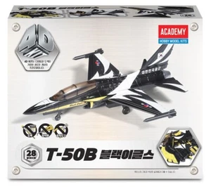 1/100 ACADEMY T-50B BLACK EAGLES FIGHTER ROKAF KOREAN AIR FORCE PLA MODEL 15400 - Picture 1 of 8